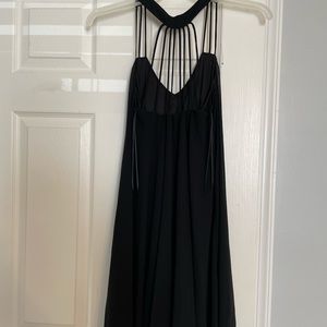 Black evening formal dress